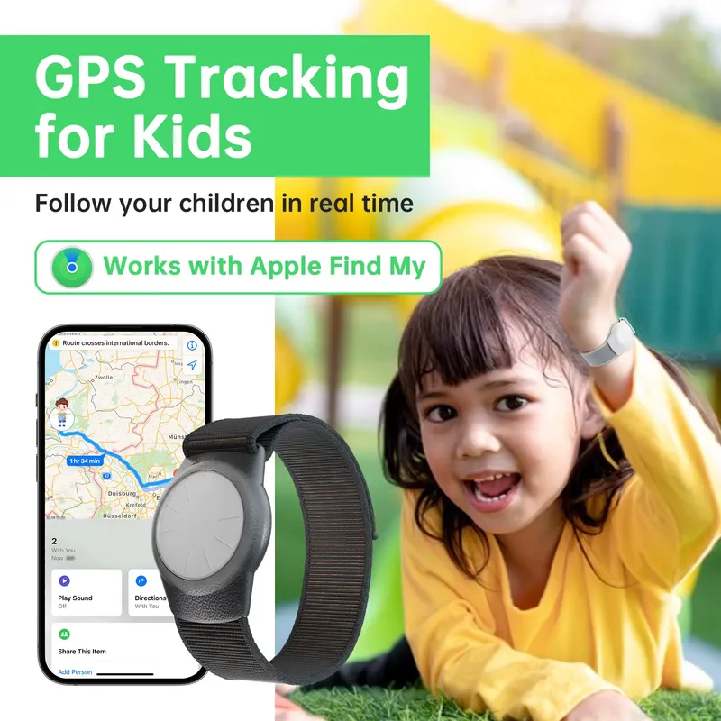 HONGTOP Rastreador GPS à prova d'água para crianças – iOS