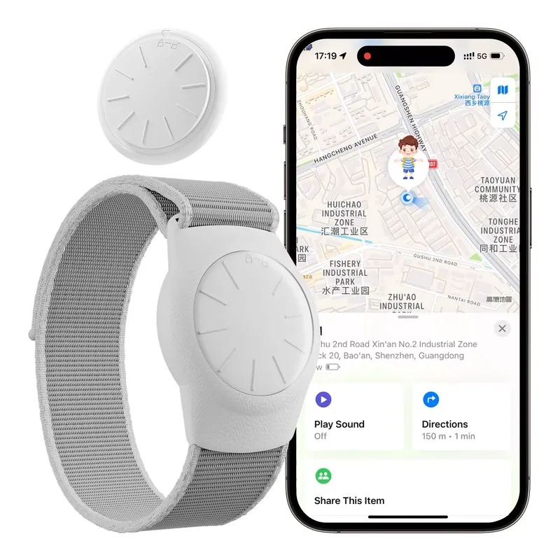 HONGTOP Rastreador GPS para Crianças e Idosos – Pulseira Real