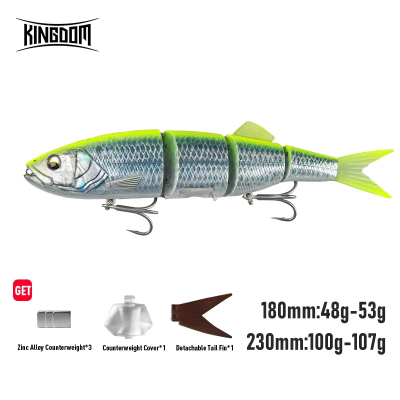 Kingdom Isca Artificial Articulada 180mm e 230mm