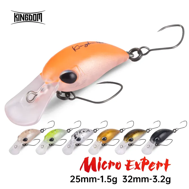 Kingdom Isca Artificial Minnow 25mm e 32mm para Truta