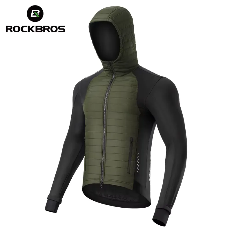Rockbros Jaqueta Térmica Ciclismo Inverno Ultraleve