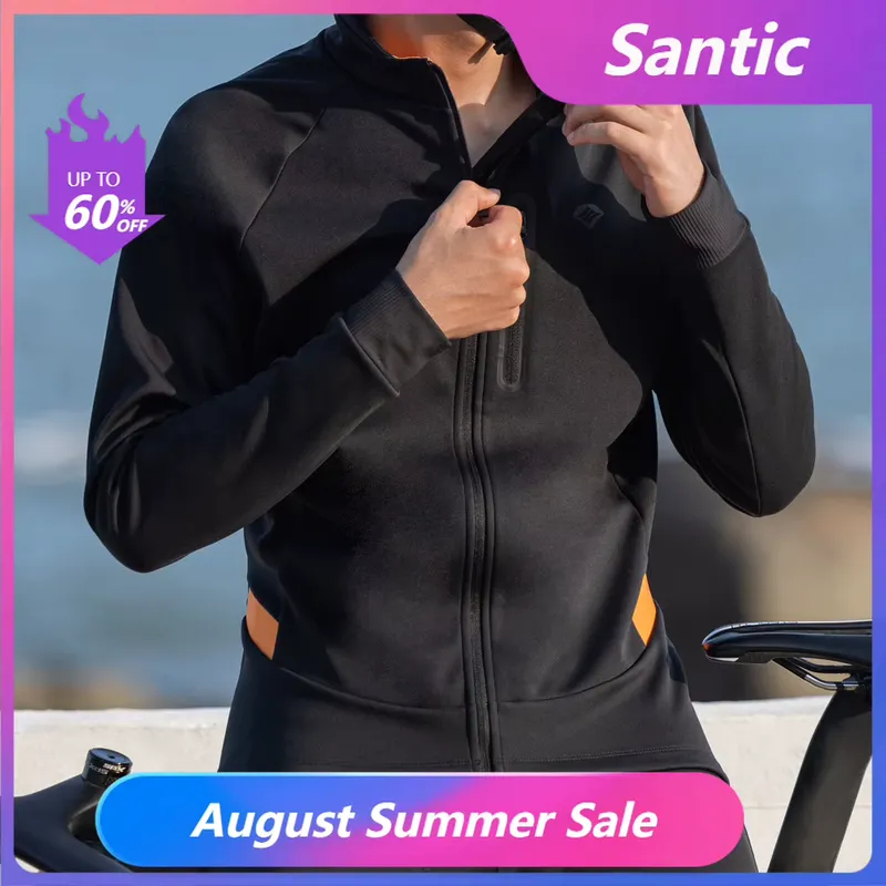 Jaqueta Ciclismo Inverno Santic Masculina Impermeável