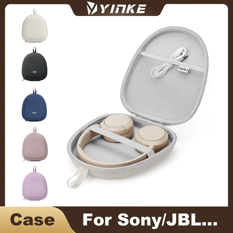 JBL Estojo rígido de EVA para fones Sony, JBL, Soundcore – choque