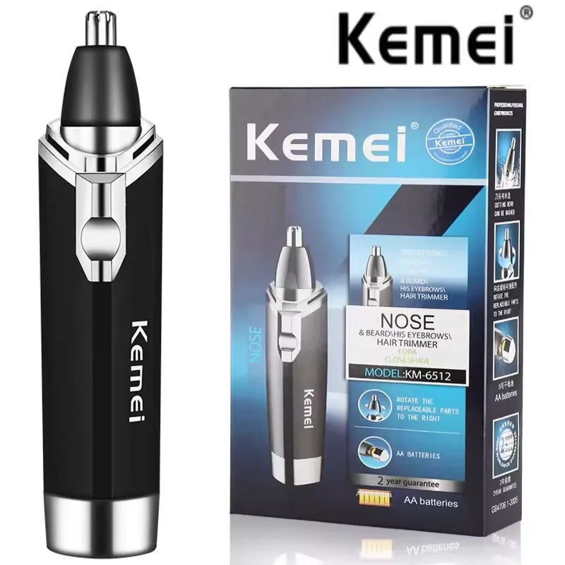 Kemei Aparador de Pêlos Nasais – Corte Preciso e Seguro