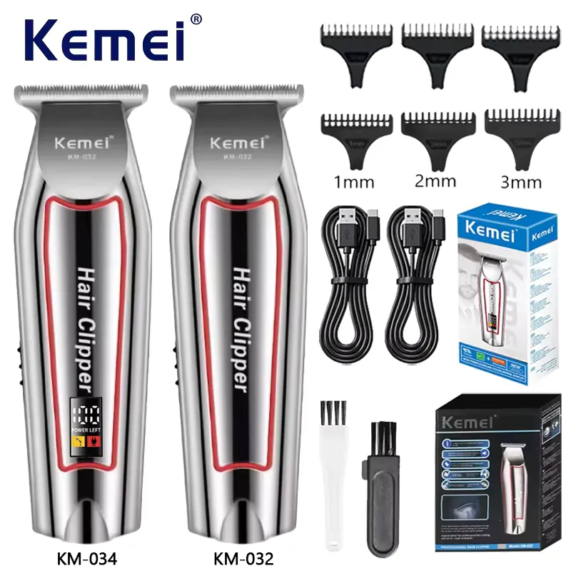 Kemei Aparador Profissional de Cabelo e Barba KM-032