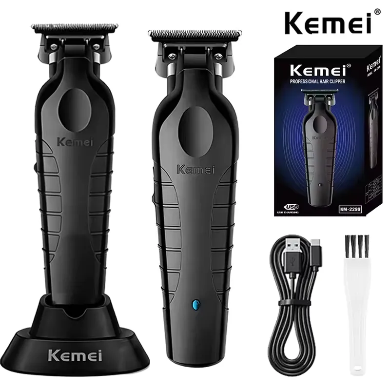 Kemei KM-2299 Máquina de Cortar Cabelo Elétrica Recarregável