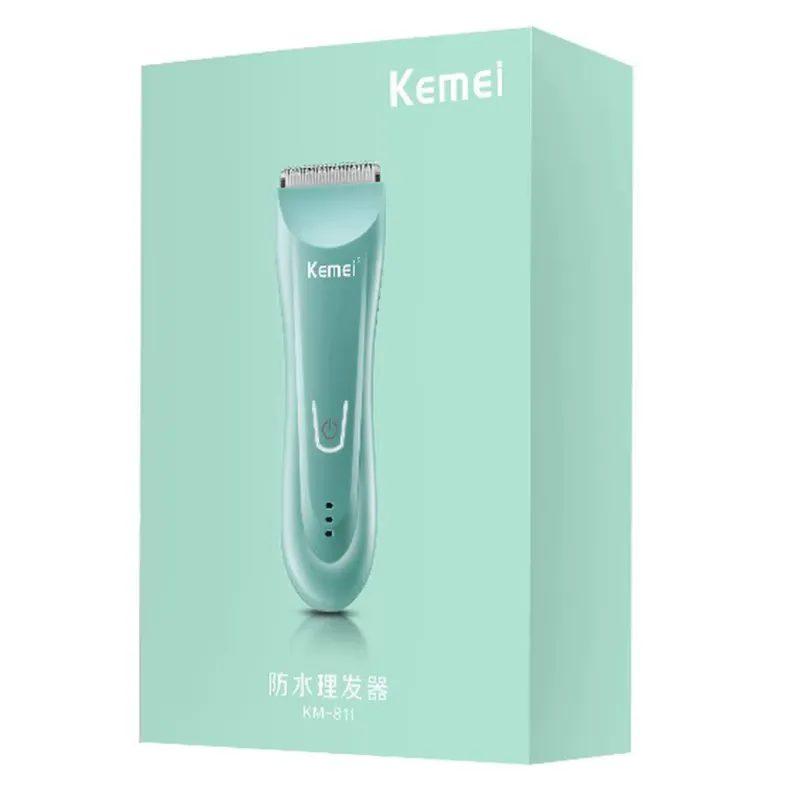 Kemei Trimmer Molhado e Seco 3 em 1 para Corpo, Rosto e Virilha