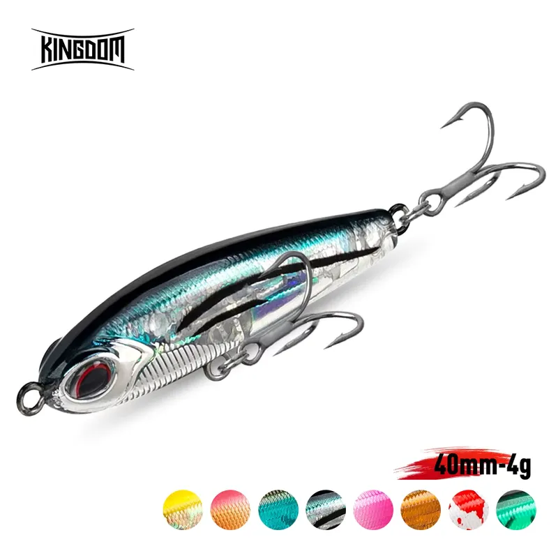 Kingdom Isca Artificial Mini Lápis 40mm - Wobbler Afundante