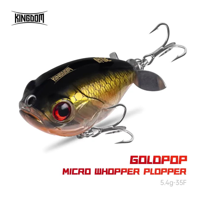 Kingdom Isca Artificial Topwater Whopper Plopper 35mm