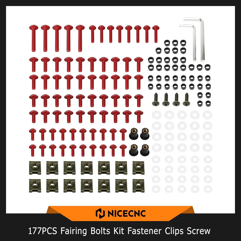Nicecnc Kit 177 Parafusos M5 M6 Carenagem Ducati