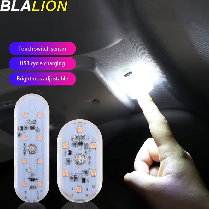 SEAMETAL Lâmpada LED Toque Sem Fio USB para Carro