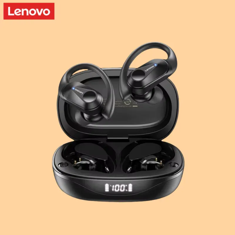 Lenovo LP75 Fones Bluetooth 5.3 Esportivos com Microfone