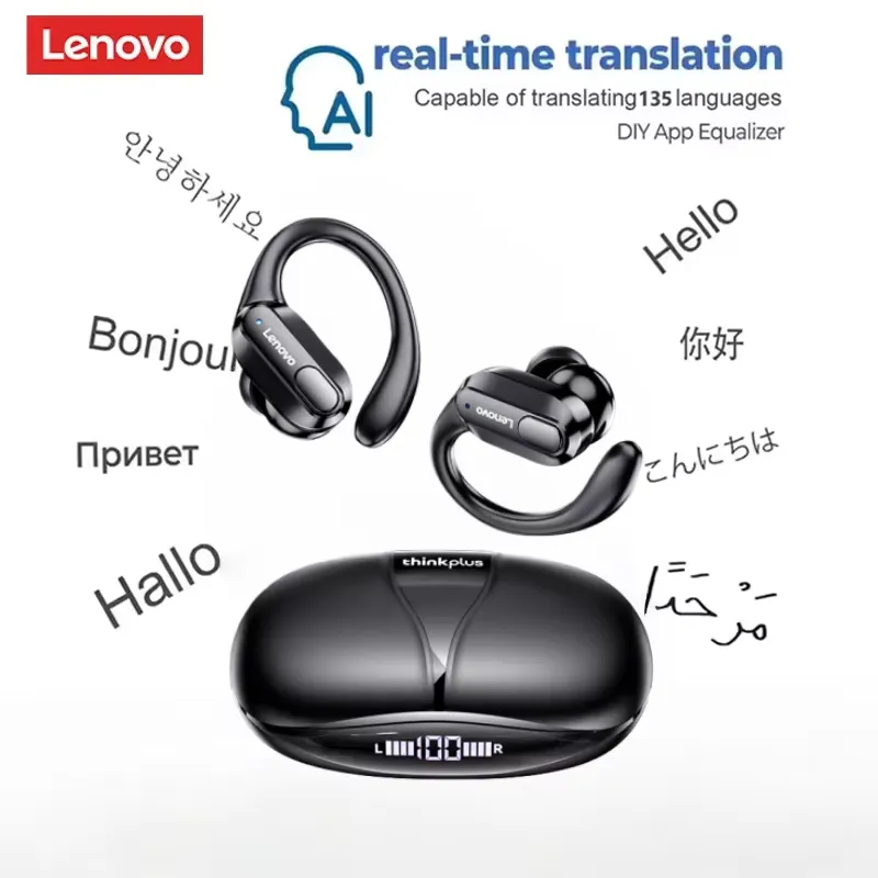 Lenovo XT80 Fones de Ouvido Sem Fio Esportivos com Microfone