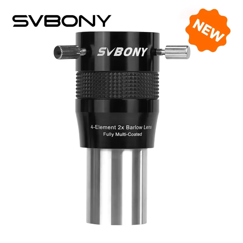 SVBONY Lente Barlow 2X/3X 1,25" - Ampliação de Imagens
