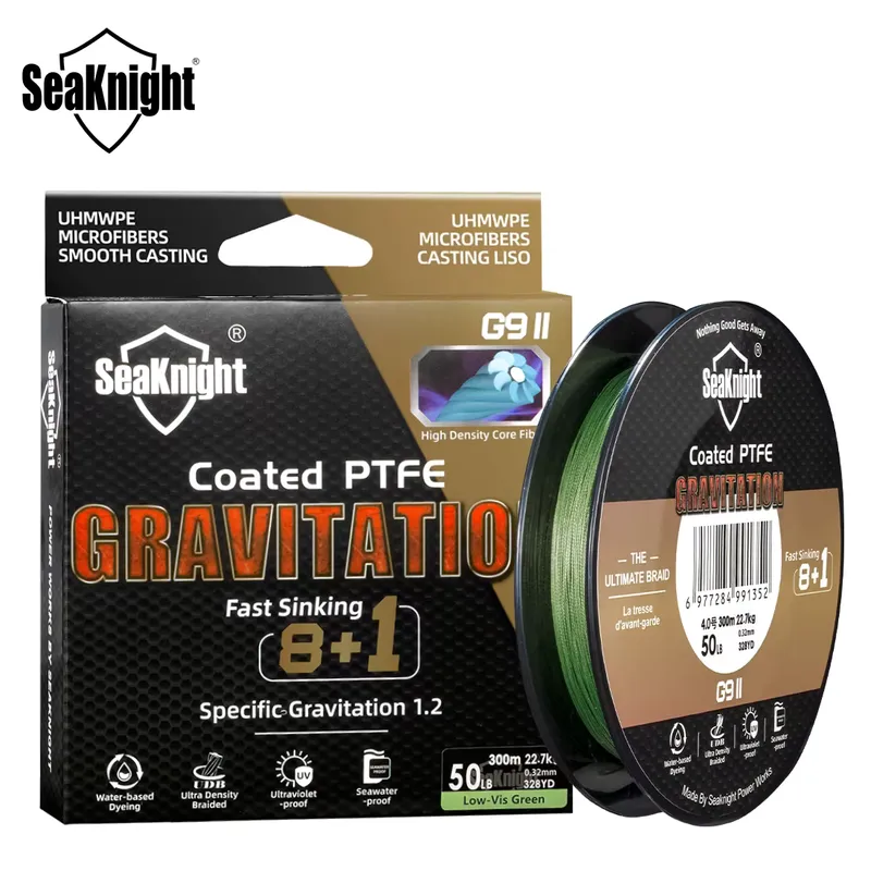 SeakNight Gravitation Series G9II - Linha de Pesca Trançada 150M