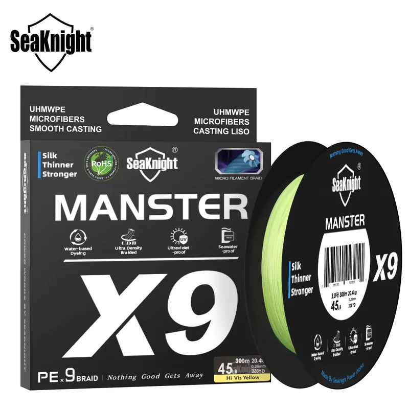 SeakNight X9 500m - Linha de Pesca 9 Fios PE