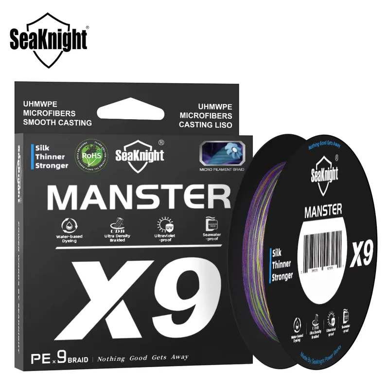 SeakNight Linha de Pesca X9 500M Multifilamento PE