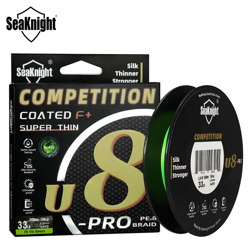 SeakNight Linha Trançada 8 Fios 150M PE Multifilamento