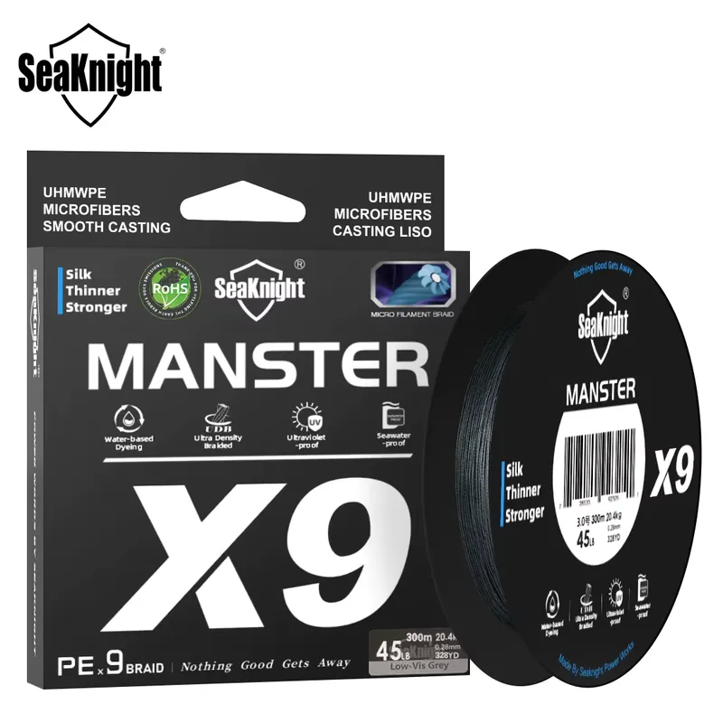 SeaKnight X9 Series Linha Trançada 150M PE 9 Fios