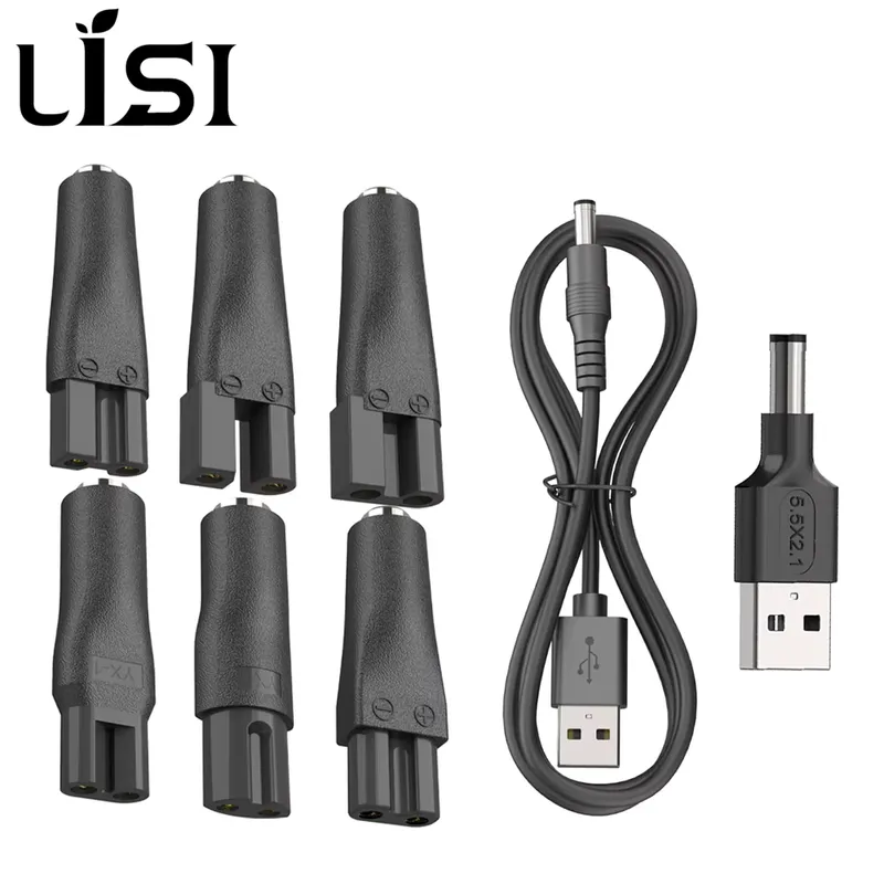Lisi Cabo de Alimentação 5V USB - 8 Peças para Cortador e Barbeador