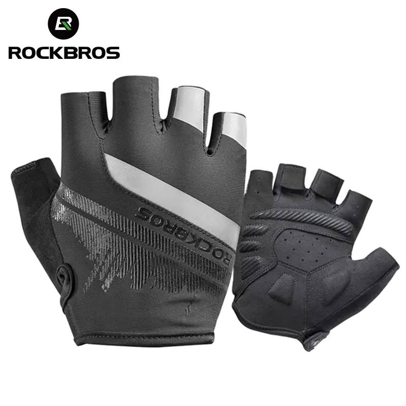 Rockbros Luva Ciclismo com Dedo Aberto MTB