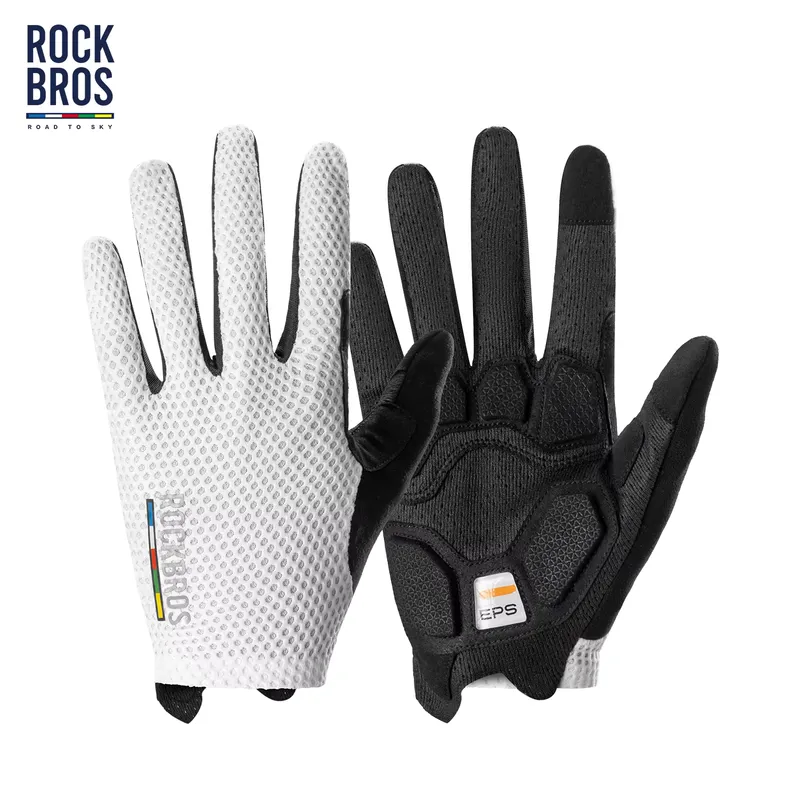 Rockbros Luvas de Ciclismo Dedo Cheio Anti-deslizamento
