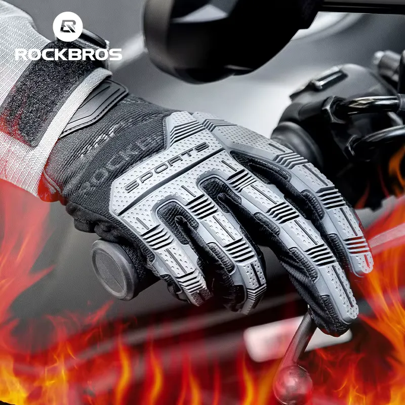Rockbros Luvas de Ciclismo com Gel e Dedo Cheio
