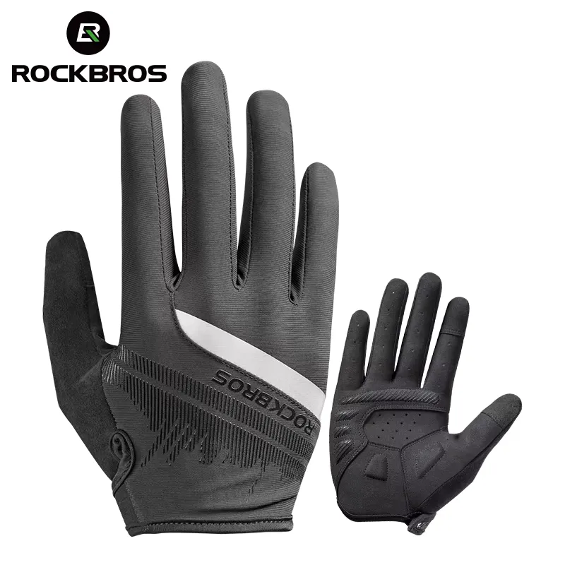 Rockbros Luvas de Ciclismo Masculinas MTB à Prova de Choque