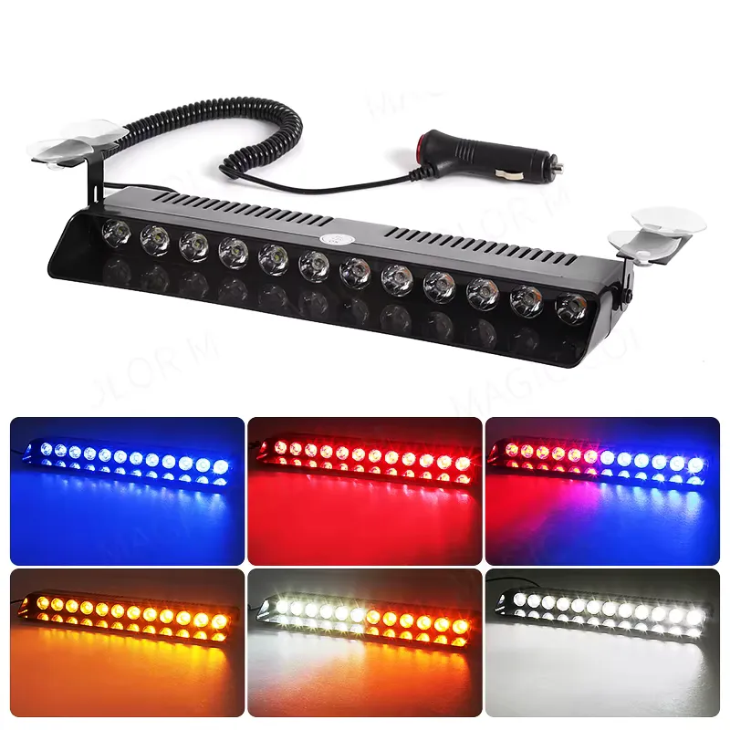 MAGIC COLORM Luz Estroboscópica 12 LEDs à Prova d'Água