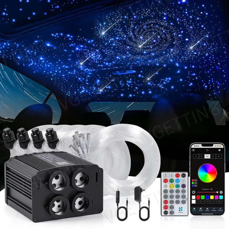 MAGIC COLORM Luz Teto Carro LED Estrela RGBW com App