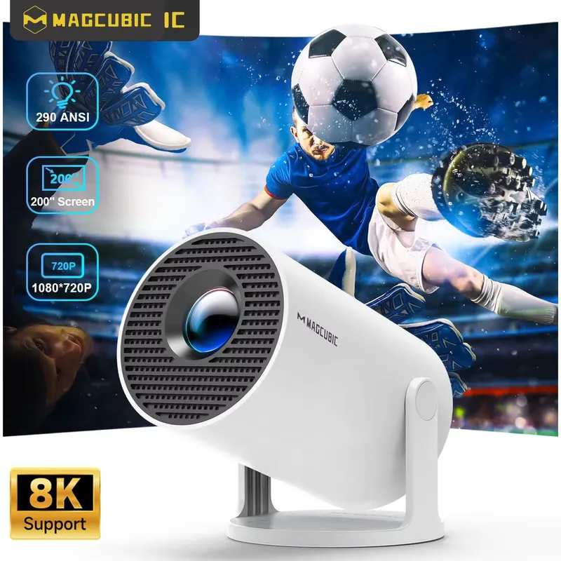Magcubic HY300 PRO Projetor 8K Android 14 WiFi6