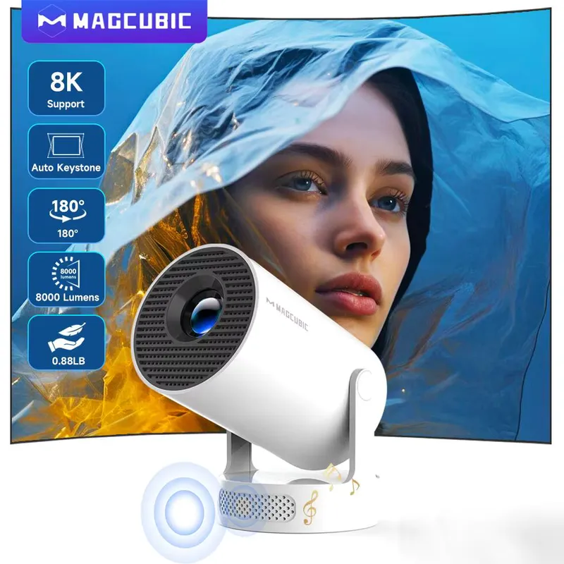 Magcubic HY300 Pro - Projetor Portátil 8K WiFi6