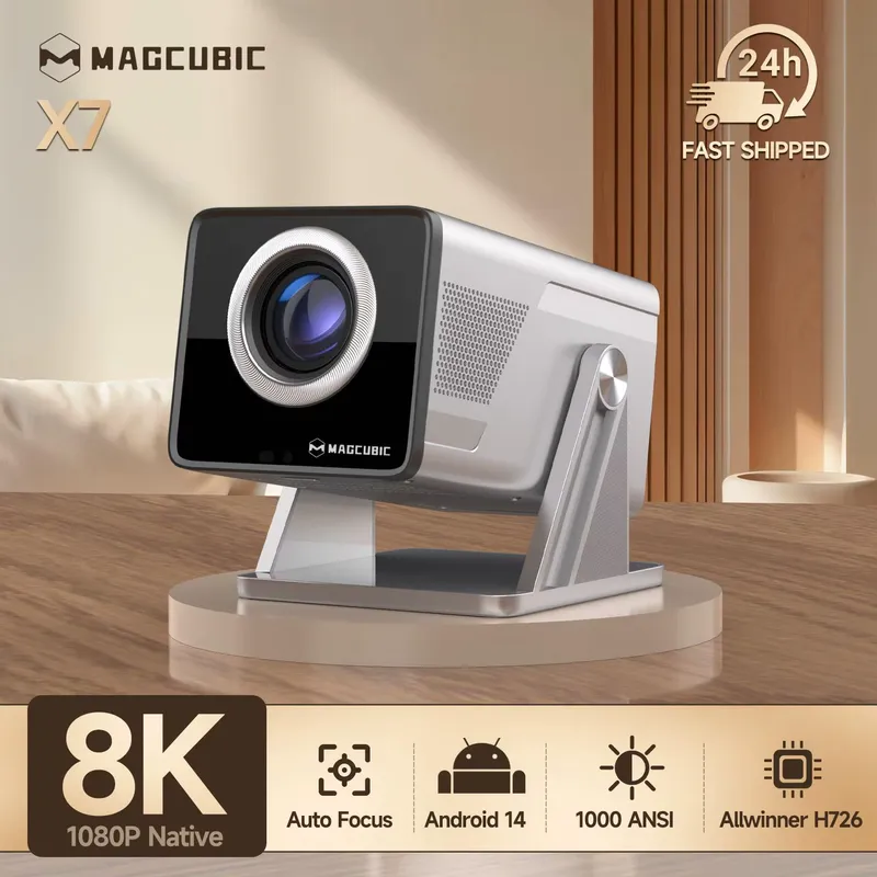 Magcubic Projetor 1080P 1000 ANSI WiFi 6 Android 14