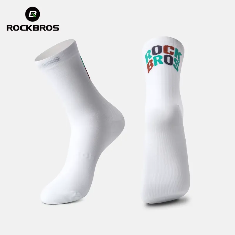 Rockbros Meias de Ciclismo Antibacterianas com Compressão