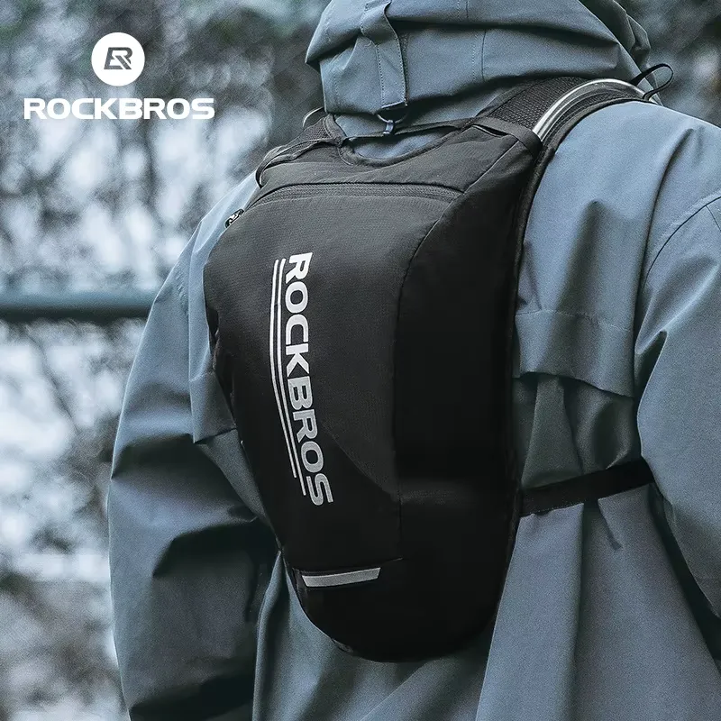 Rockbros Mochila Hidratação 2L com Bolsa Água Reflexiva