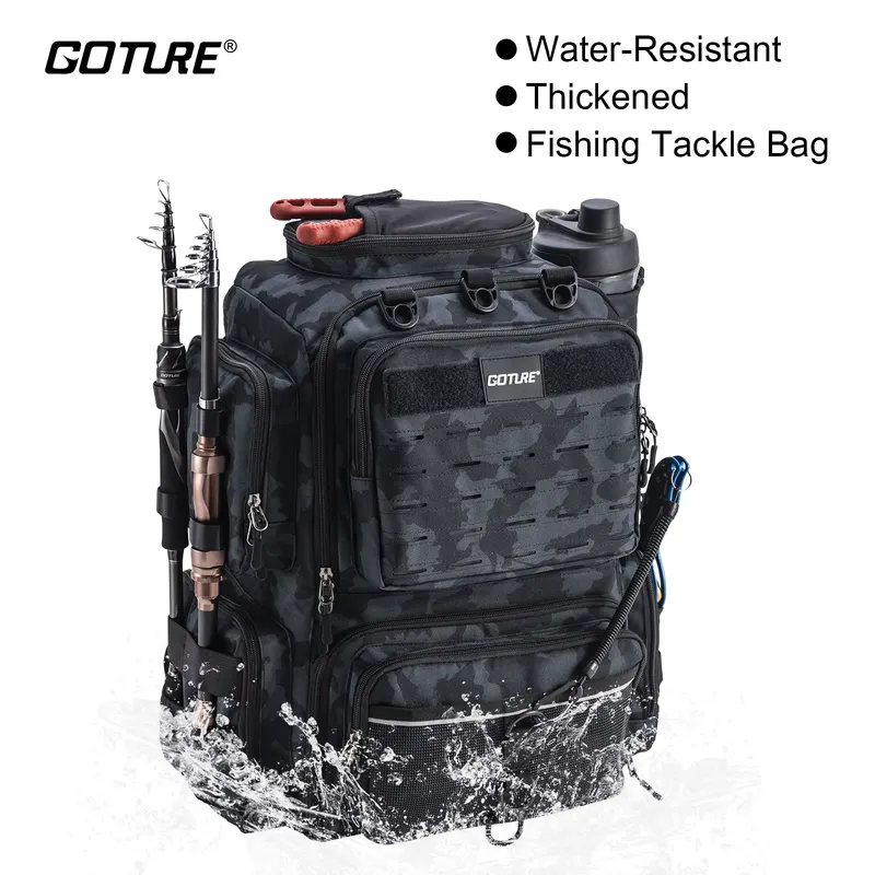 Goture Mochila de Pesca Resistente à Água Grande