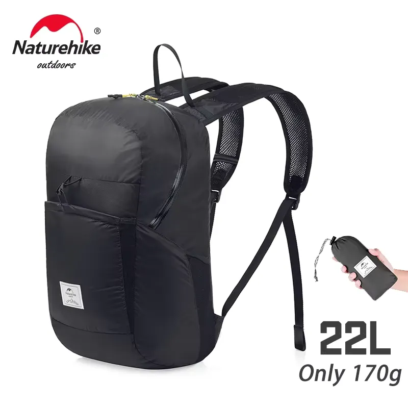 Naturehike Mochila Ultralight 22L Impermeável Dobrável