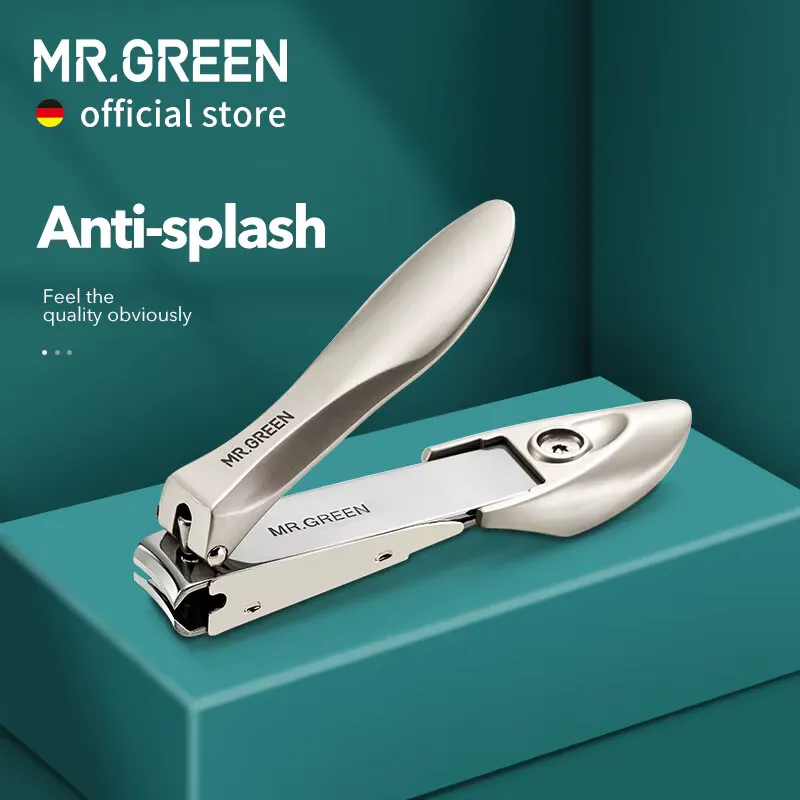 Mr.Green Cortador de Unhas Biônico Verde Anti-Respingo