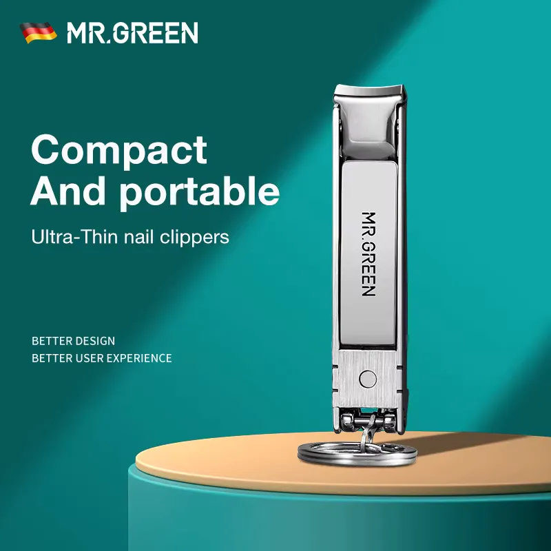 Mr.Green Cortador de Unhas Ultra Fino Dobrável – Portátil para Viagem