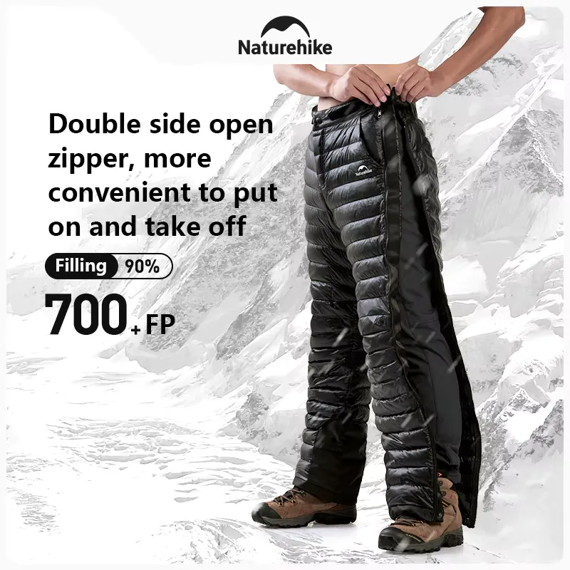 Naturehike Calça Térmica Pato 90% 700FP Impermeável