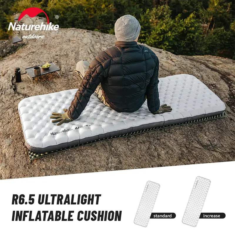 Naturehike Colchão Inflável 6.5 R para Acampamento