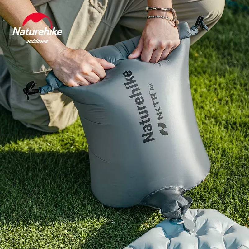 Naturehike Colchão Inflável Camping com Bomba Integrada