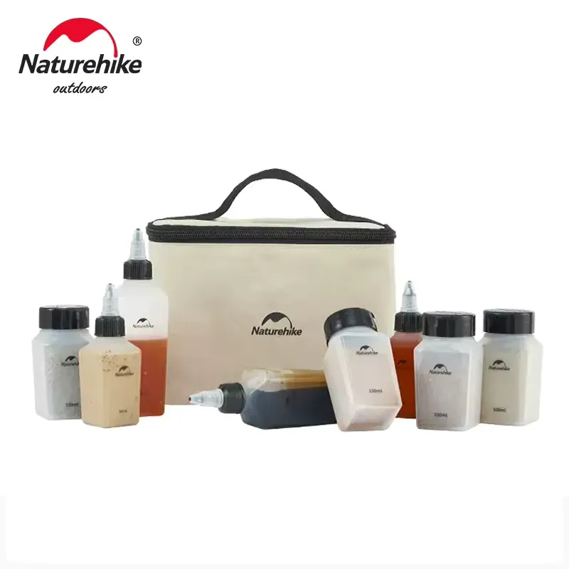Naturehike Jogo de Potes de Tempero Portátil para Camping