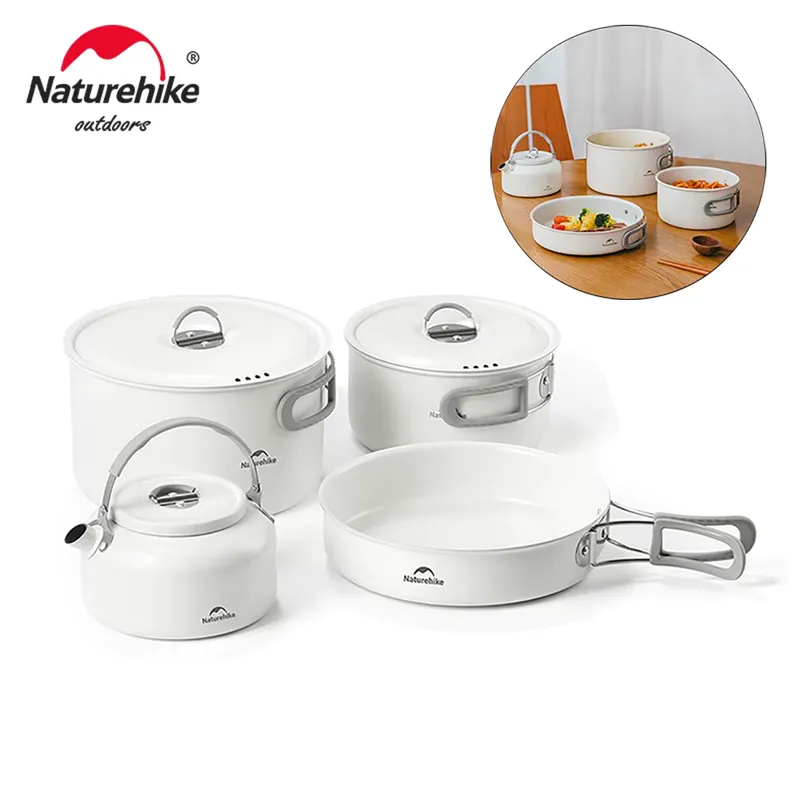 Naturehike Kit de Panelas Antiaderente para Camping