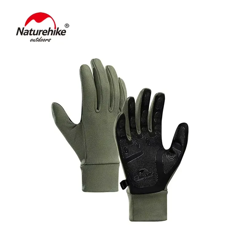 Naturehike Luvas Antiderrapantes com Tela Sensível ao Toque