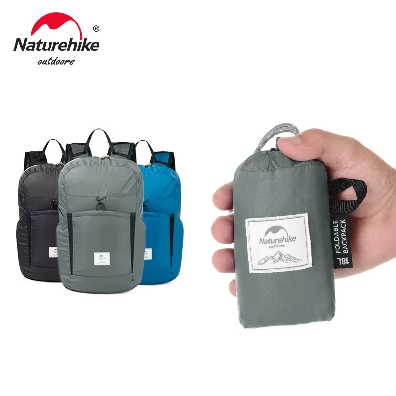 Naturehike Mochila Dobrável 18-30L à Prova d'Água