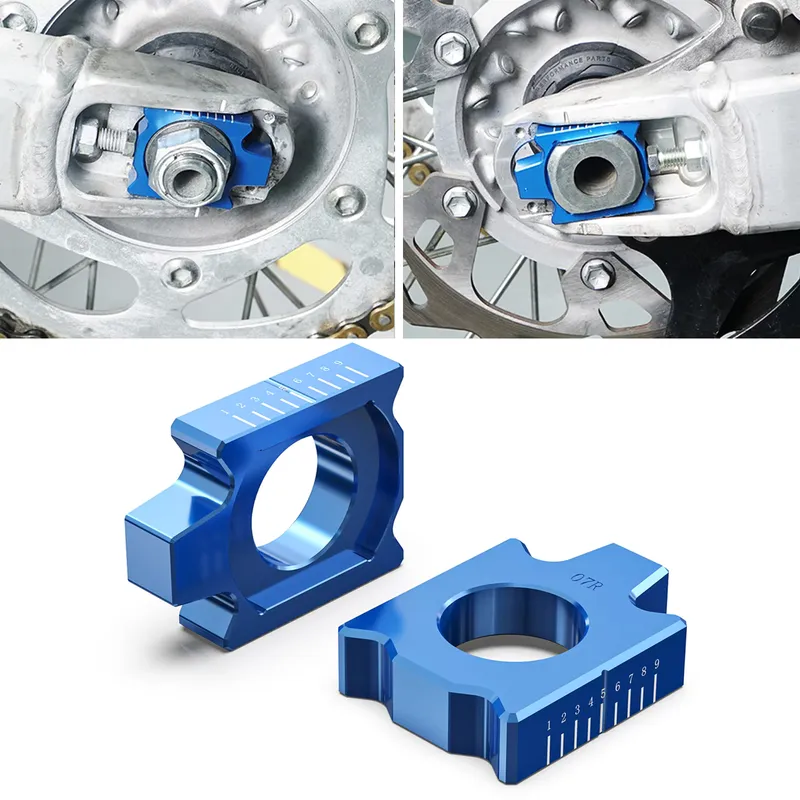 Nicecnc Ajustador de Corrente Traseiro para Yamaha YZ e WR