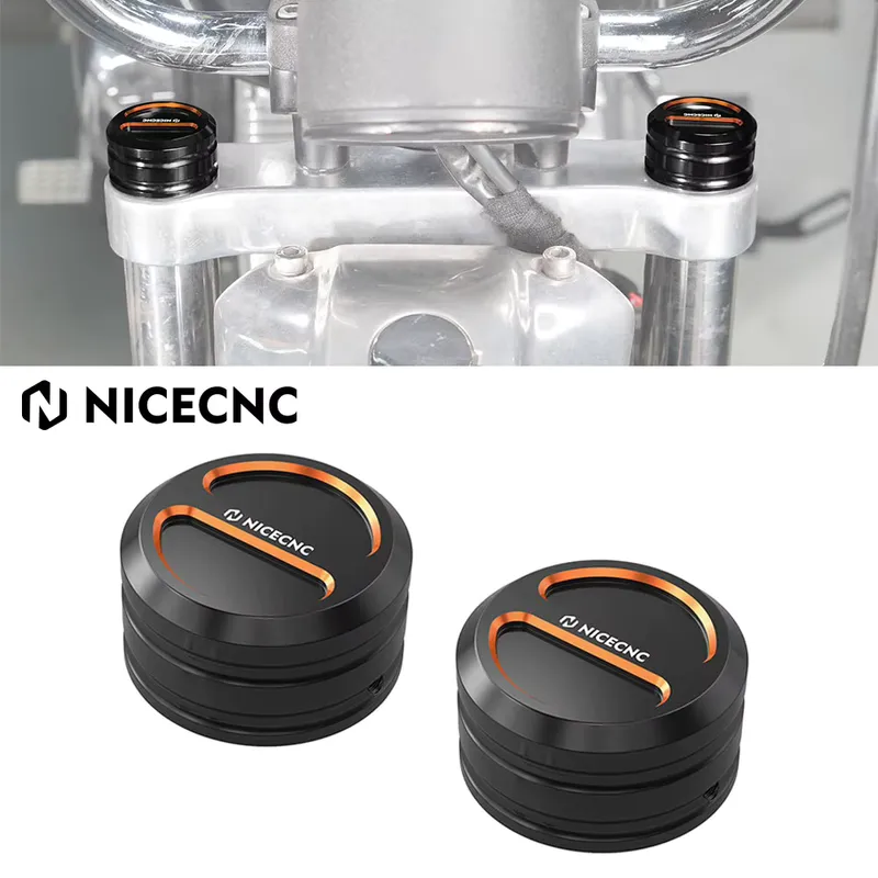 Nicecnc Capa Superior do Garfo para Harley Sportster 883