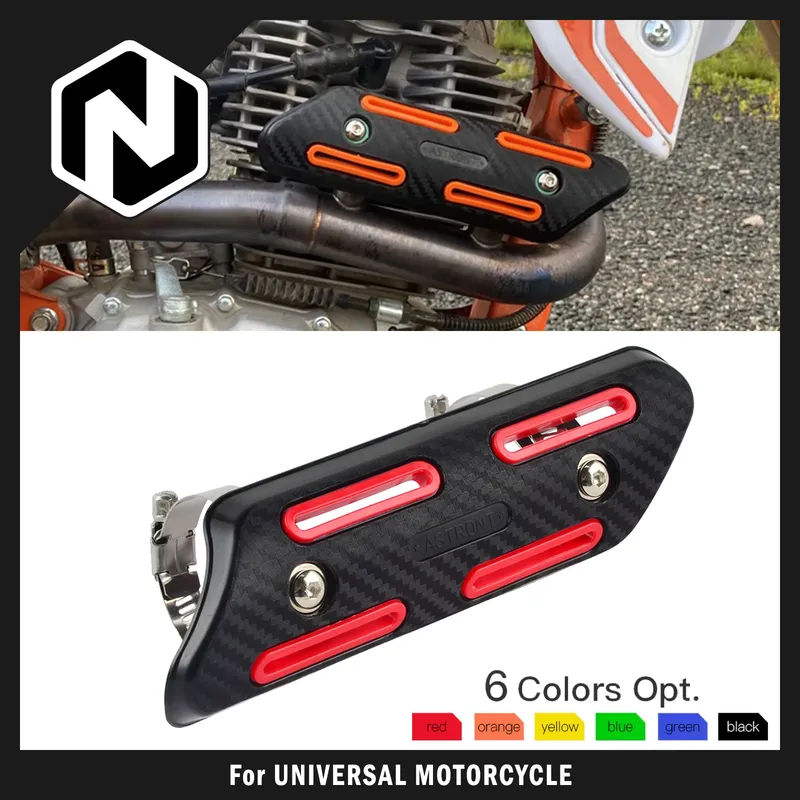 Nicecnc Escudo Térmico Capa Protetor Tubo Escape