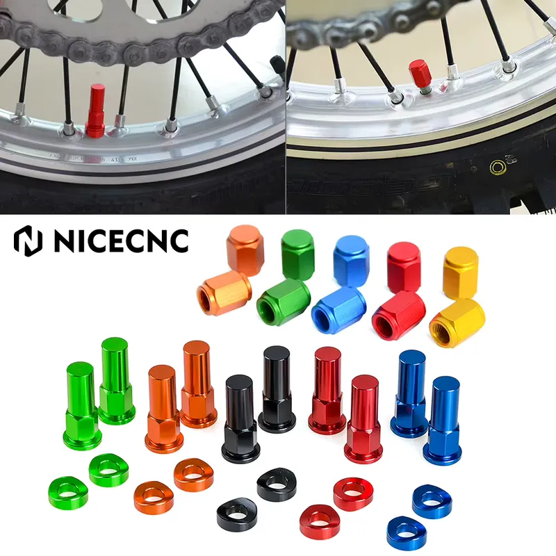 Nicecnc Kit Arruela Porca Bloqueio Aro Enduro